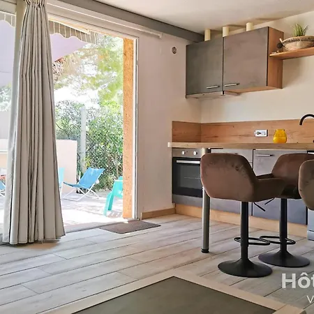 Apartment Natural Escape Air-conditioned T2 Bis Pools And Private Estate In Fitou!