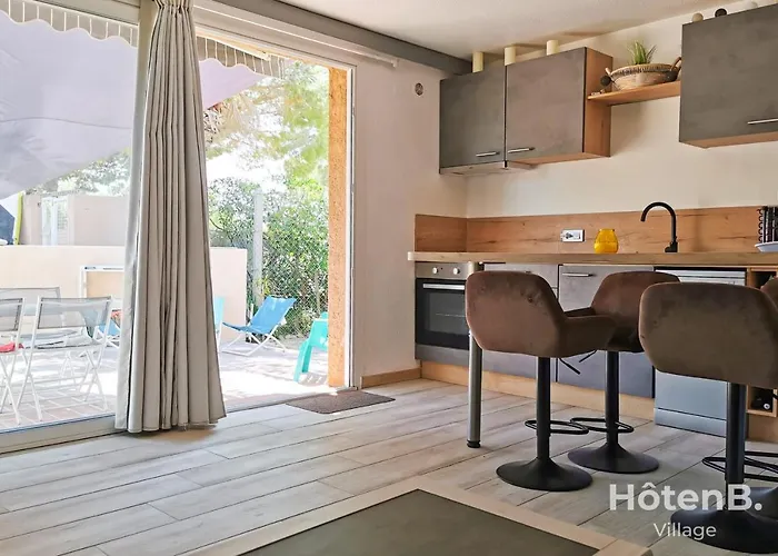 公寓 Natural Escape Air-conditioned T2 Bis Pools And Private Estate In Fitou!